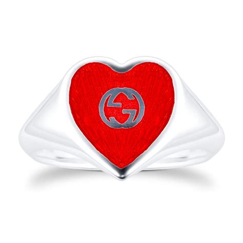 gucci heart ring on finger|Gucci heart ring review.